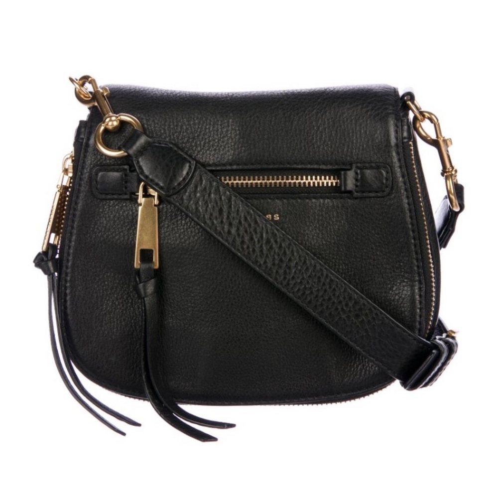 Marc Jacobs Black Leather Recruit Nomad Crossbody Bag